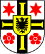 Wappen Bad Mergentheim Wappen der Stadt Bad Mergentheim mit Adler in der Mitte in den Farben Gelb, weiß, schwarz und rot
